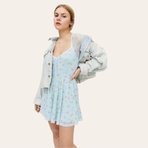 UO Alice Mesh Romper